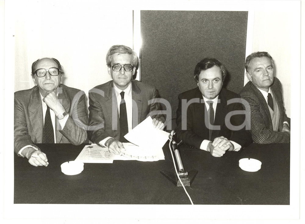 1980 ca FININVEST Guglielmo ZUCCONI - Vittorio MOCCAGATTA - Matteo SPINOLA 