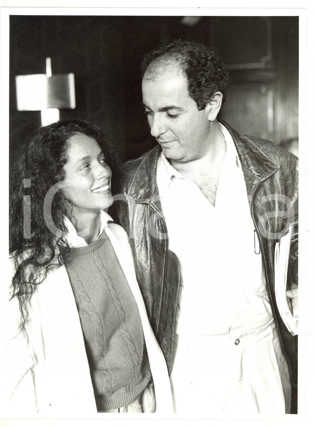 1985 FESTIVAL DI CANNES Sonia BRAGA con il regista Hector BABENCO *Foto 18x24 cm