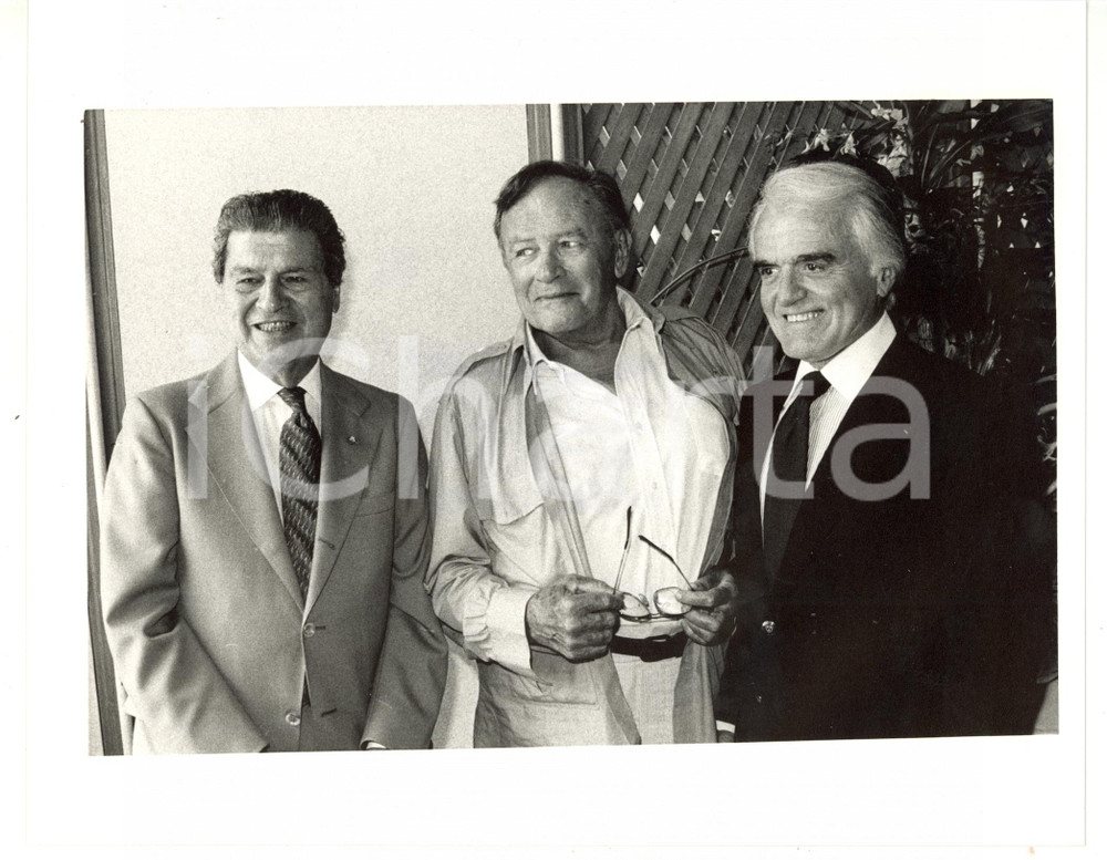 1987 VENEZIA - CINEMA Maxwell M. RABB - Joseph L. MANKIEWICZ - Jack VALENTI