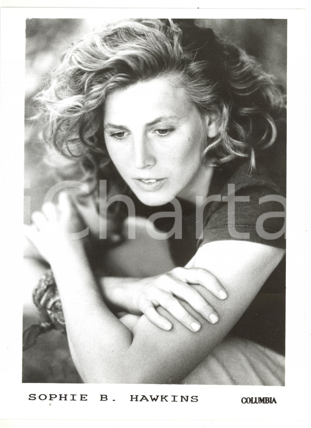 1990 ca CINEMA Ritratto dell'attrice Sophie B. HAWKINS *Foto 18x24 cm