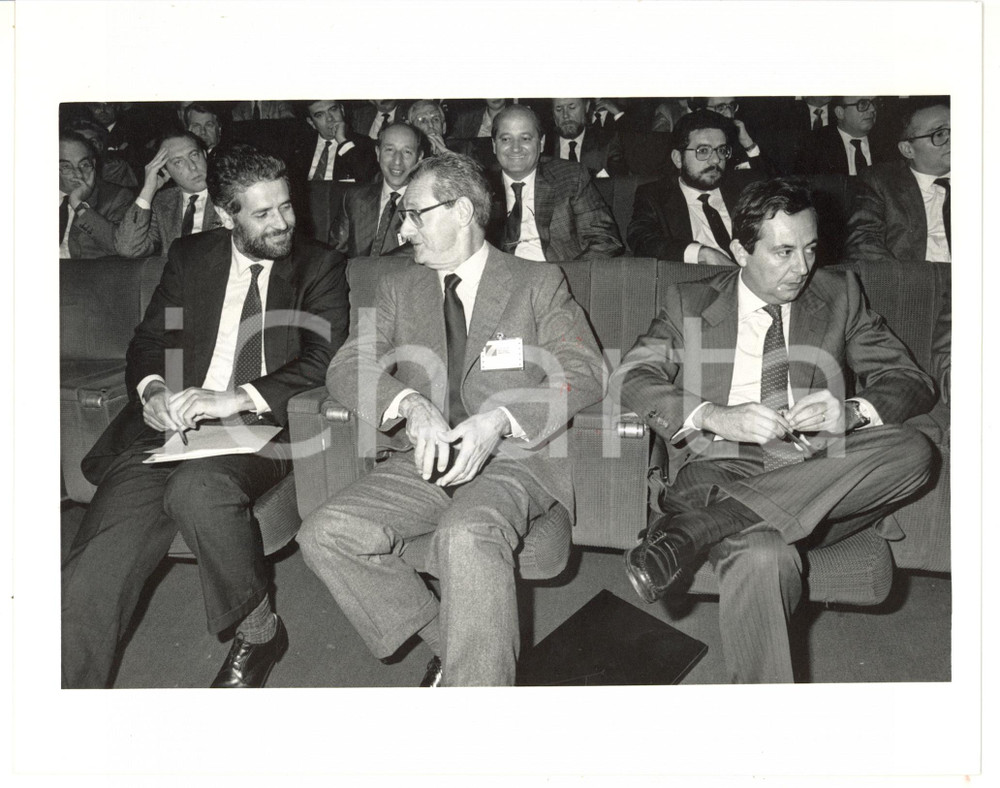1987 BOLOGNA CONFINDUSTRIA Roberto FORMIGONI - Cesare ROMITI - Carlo PATRUCCO