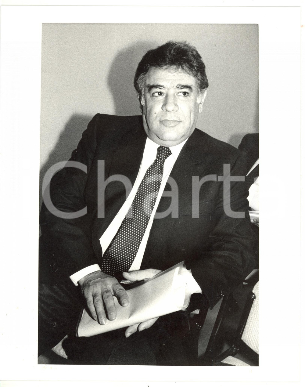 1990 ca CONFINDUSTRIA Ritratto on. Mario ARTALI *Fotografia 20x25 cm