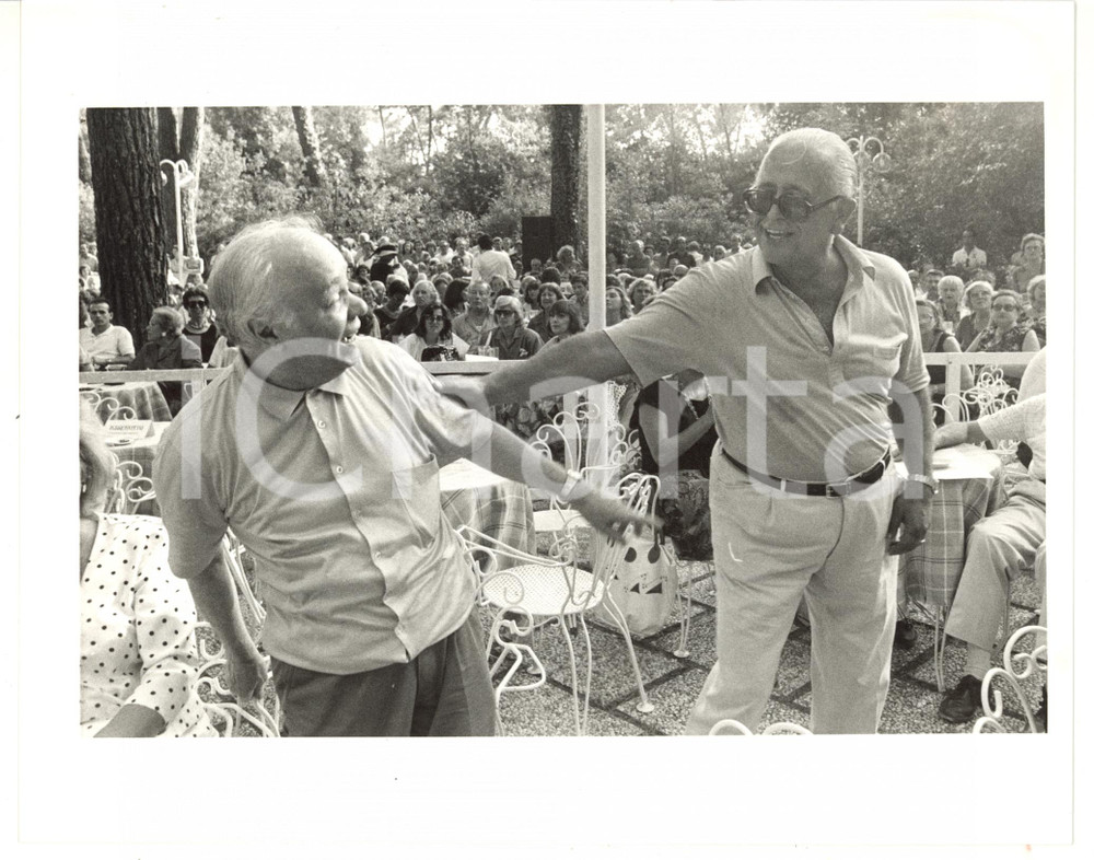 1992 ROMA Edilio RUSCONI durante conferenza all'aperto *Foto 25x20