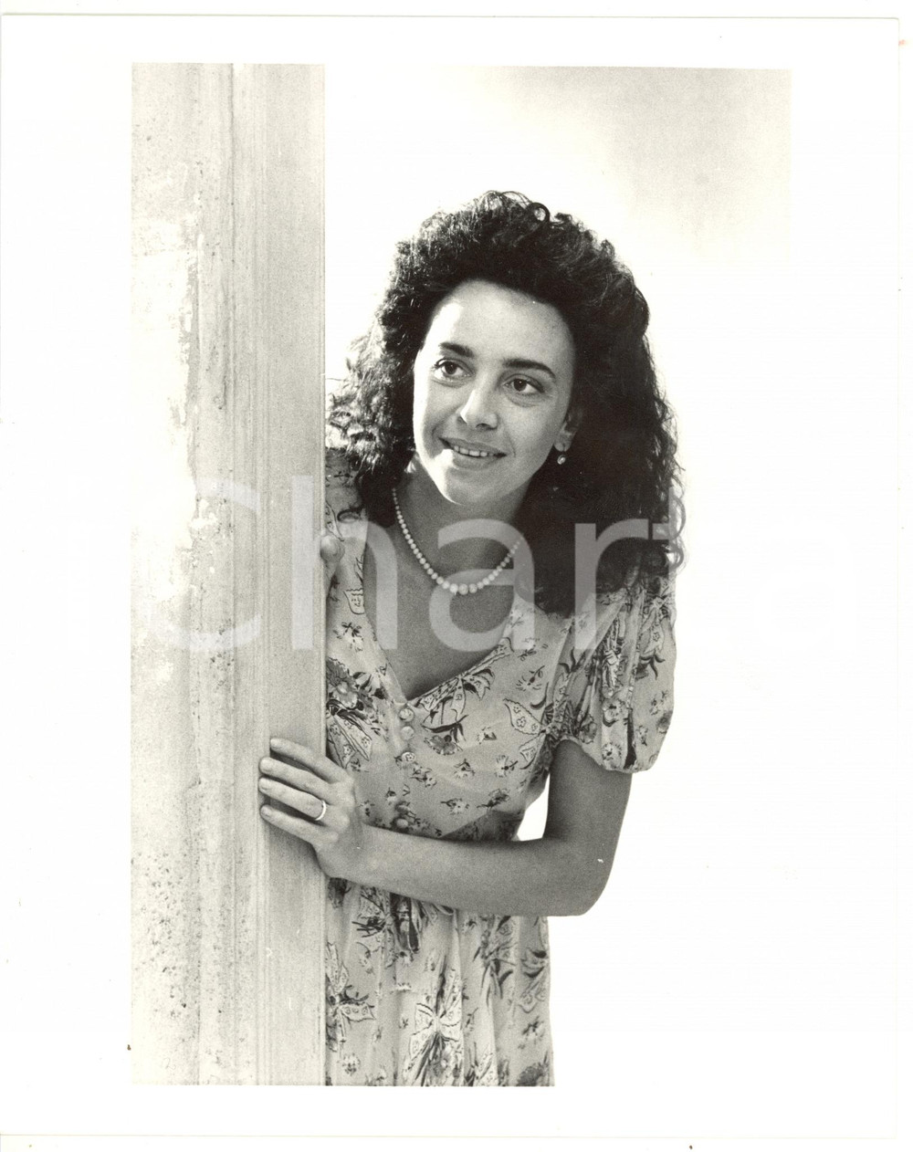 1988 CINEMA "Ladri di saponette" - Caterina SYLOS LABINI sul set del film