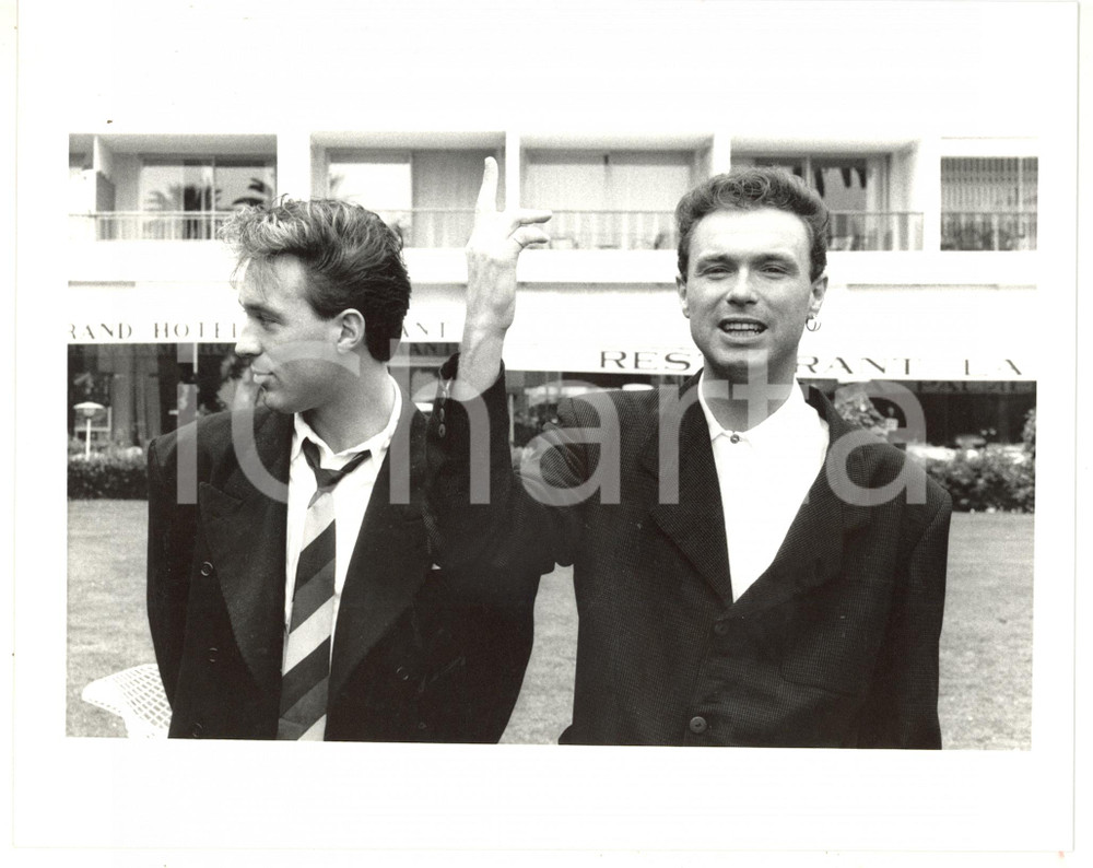 1985 ca MUSICA - SPANDAU BALLET I fratelli Martin e Gary KEMP *Foto 25x20 cm