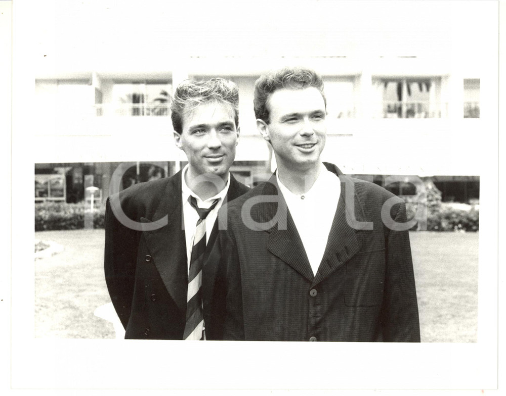 1985 ca MUSICA - SPANDAU BALLET I fratelli Martin e Gary KEMP *Foto 25x20