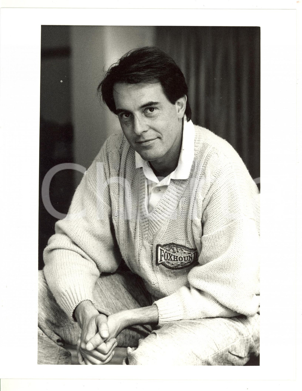 1990 ca RAI Ritratto di Carlo MASSARINI *Fotografia VINTAGE 20x25 cm