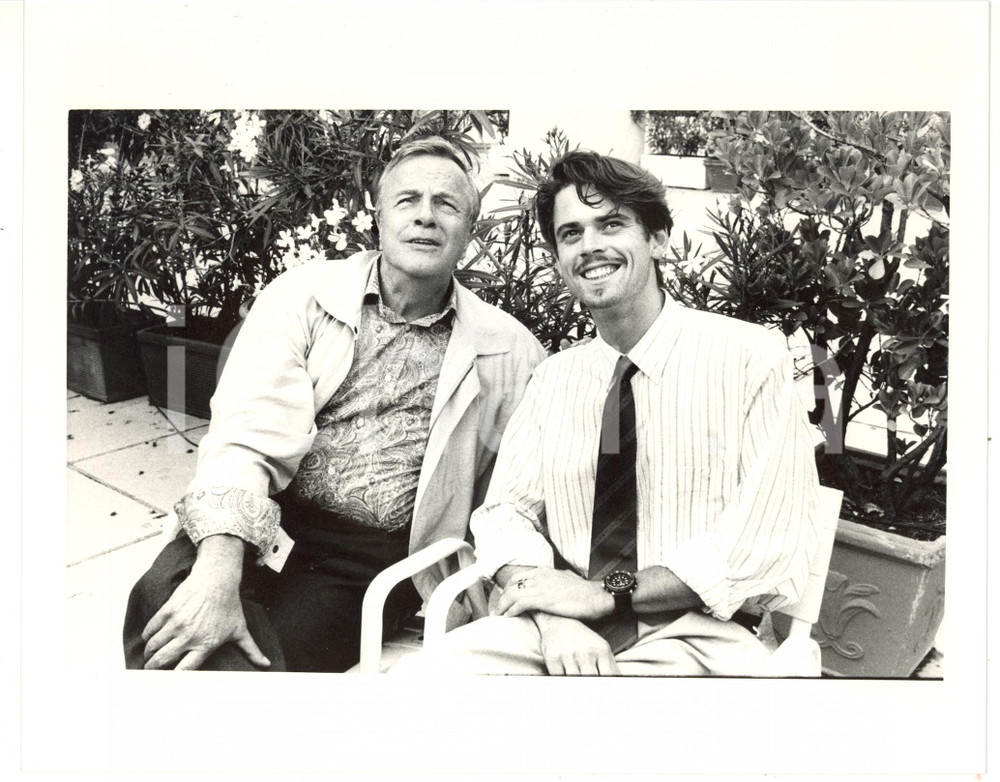 1988 MOSTRA DEL CINEMA DI VENEZIA Franco ZEFFIRELLI con Thomas HOWELL *Foto