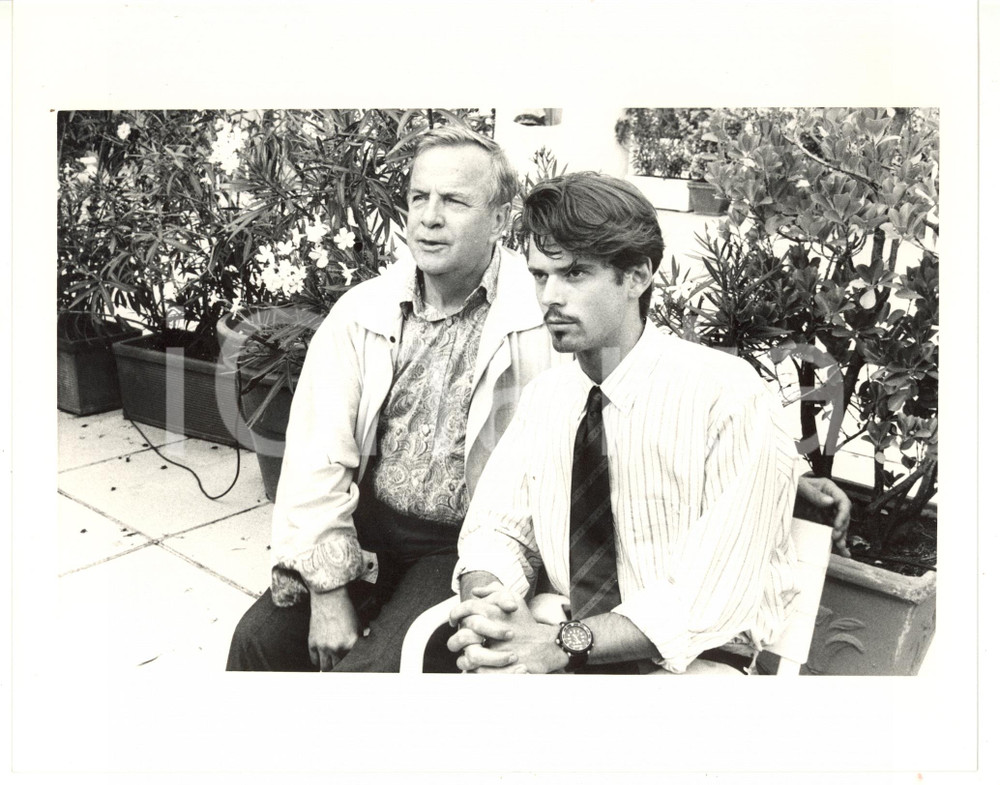 1988 MOSTRA DEL CINEMA DI VENEZIA Franco ZEFFIRELLI con Thomas HOWELL - Foto