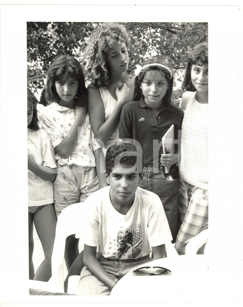 1987 VENEZIA - CINEMA Santo POLIMENO festeggia con i compagni di scuola