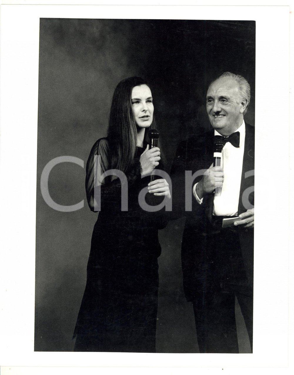 1987 FESTIVAL DI CANNES L'attrice Carole BOUQUET sul palco - Foto 20x25 cm