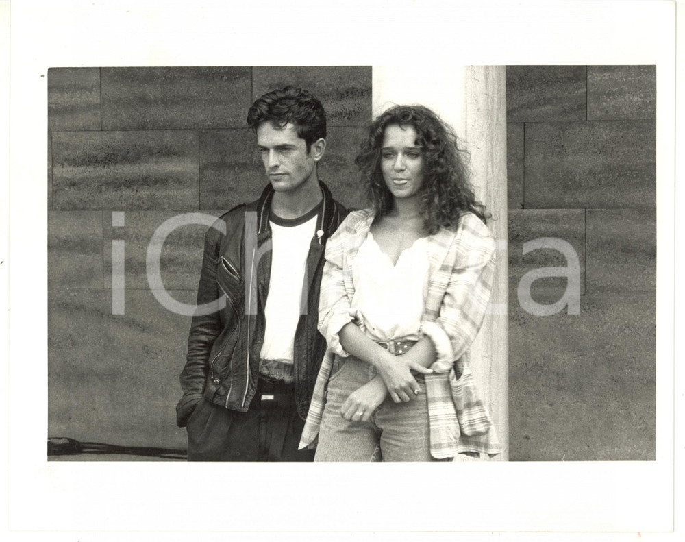 1987 MOSTRA DEL CINEMA DI VENEZIA Rupert EVERETT con Valeria GOLINO - Foto 25x20