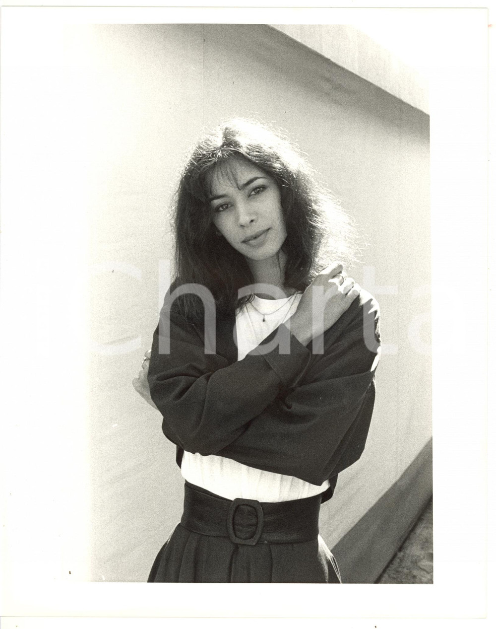 1987 CINEMA Ritratto dell'attrice Sophie RENOIR (2) *Foto VINTAGE 20x25 cm