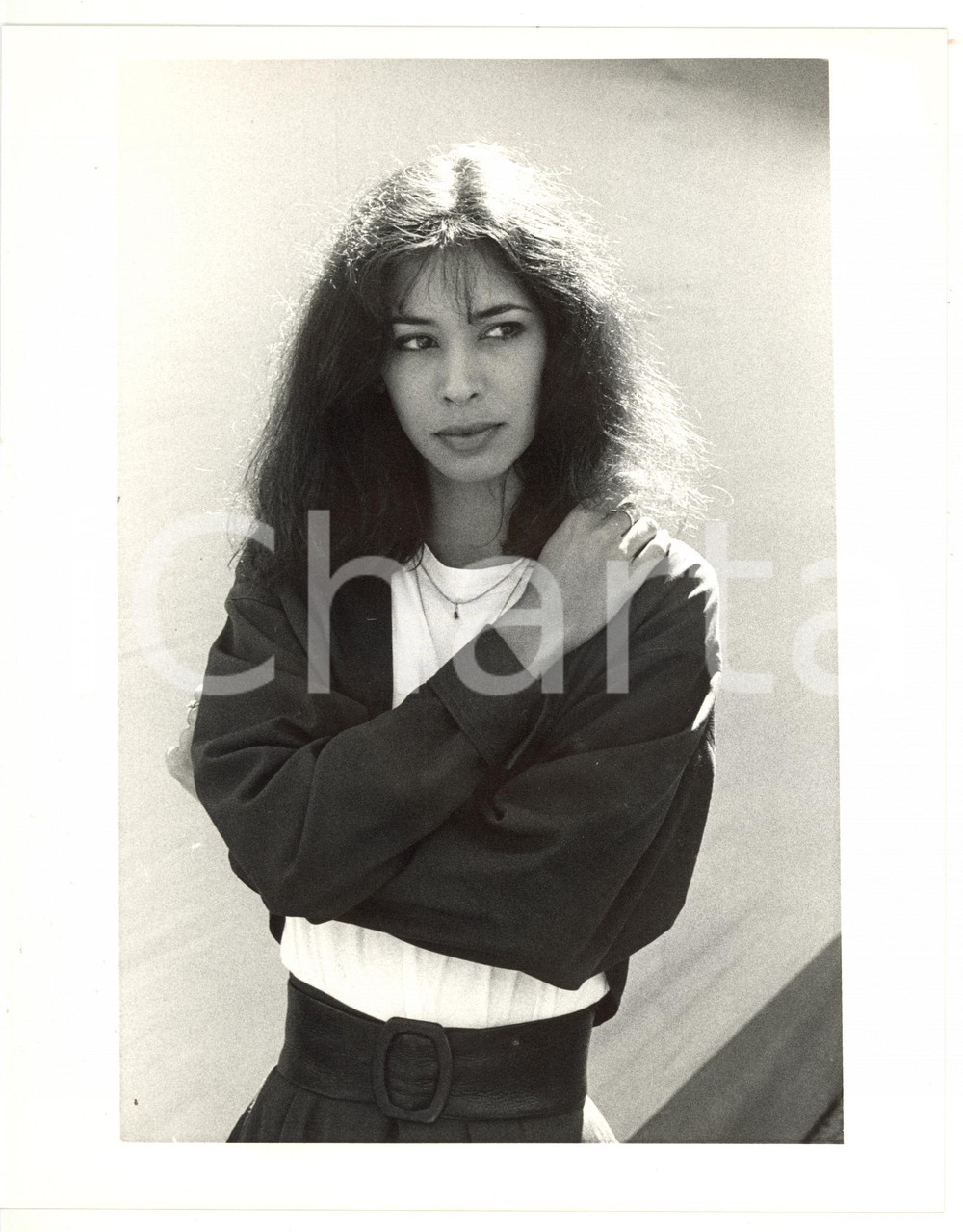 1987 CINEMA Ritratto dell'attrice Sophie RENOIR (4) *Foto VINTAGE 20x25 cm