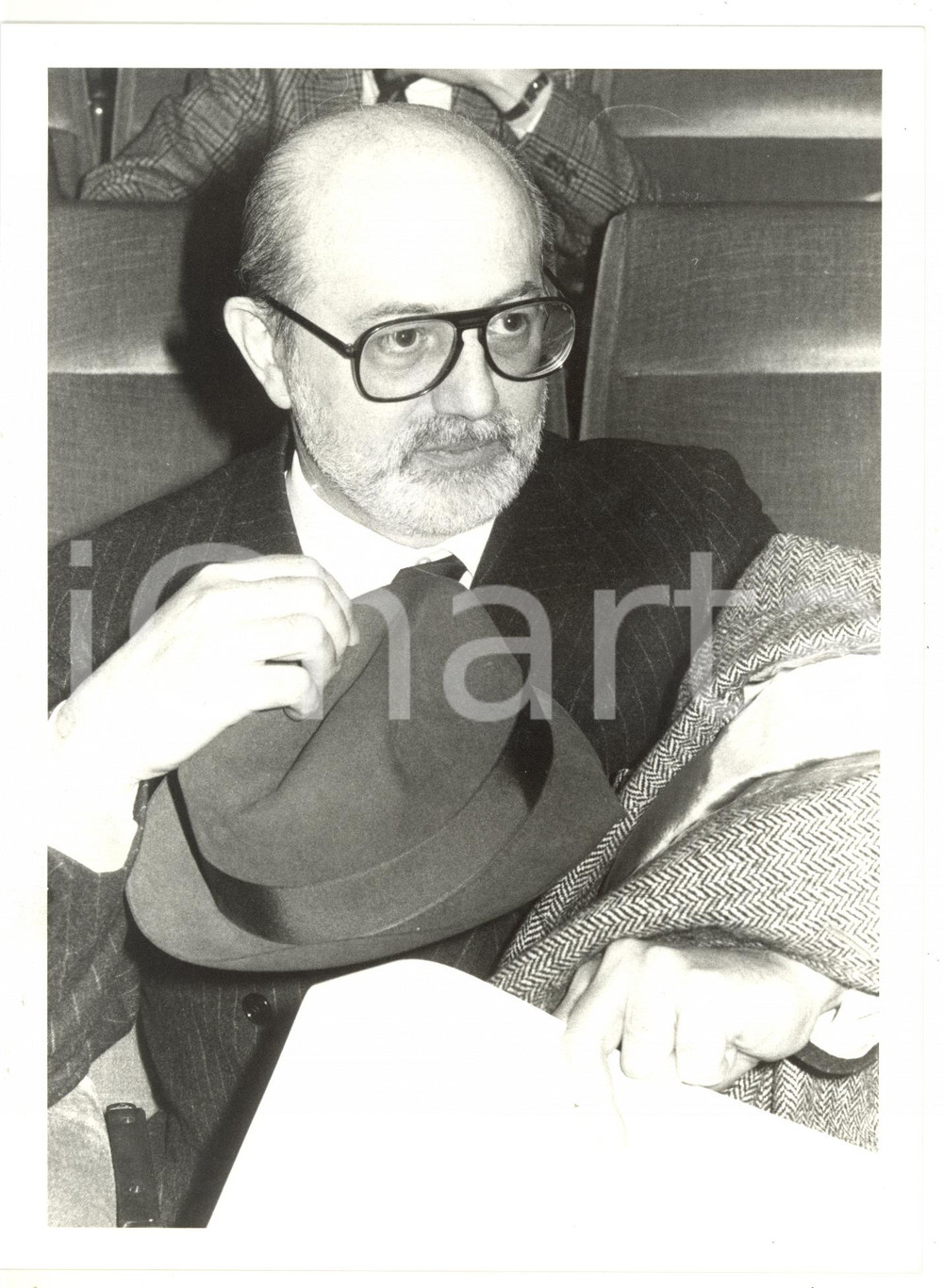 1985 MILANO Ritratto di Adolfo CEFIS Presidente ANASIN - Foto 18x24 cm