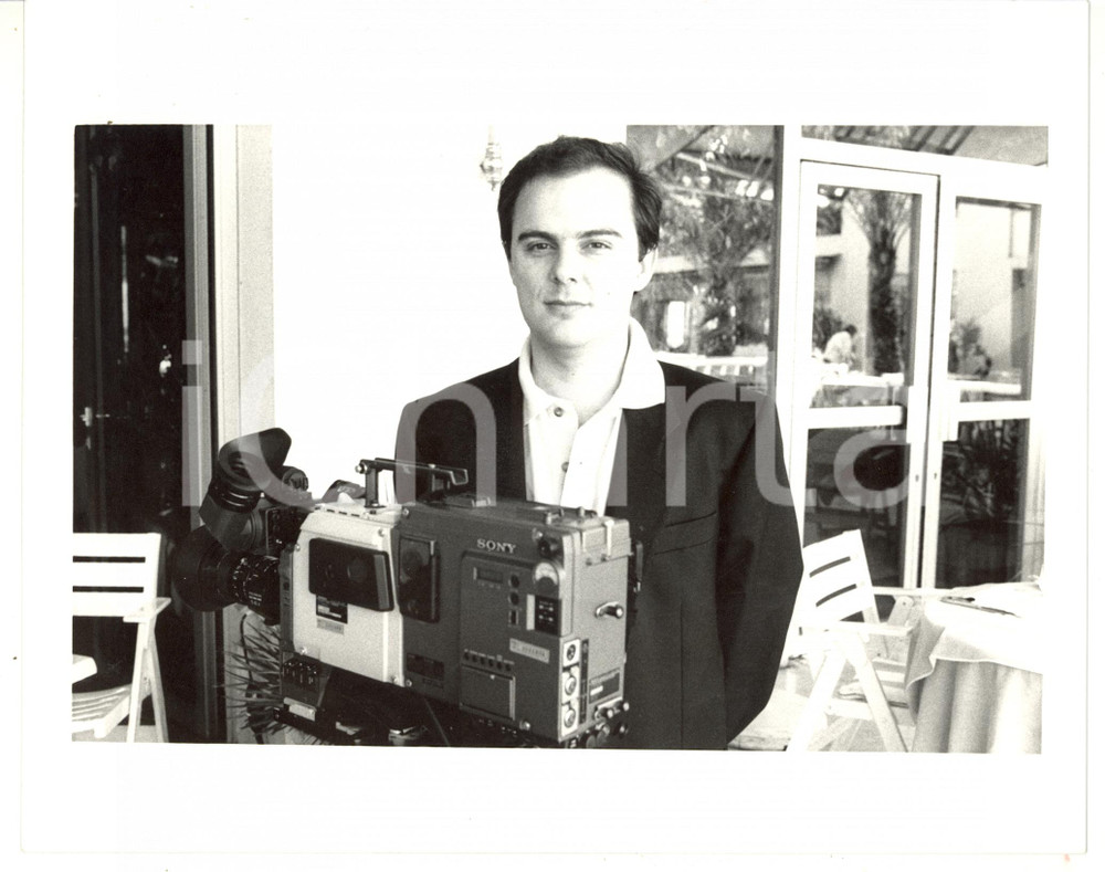 1988 FESTIVAL DI CANNES Ritratto del regista Daniele LUCHETTI *Foto 25x20 cm