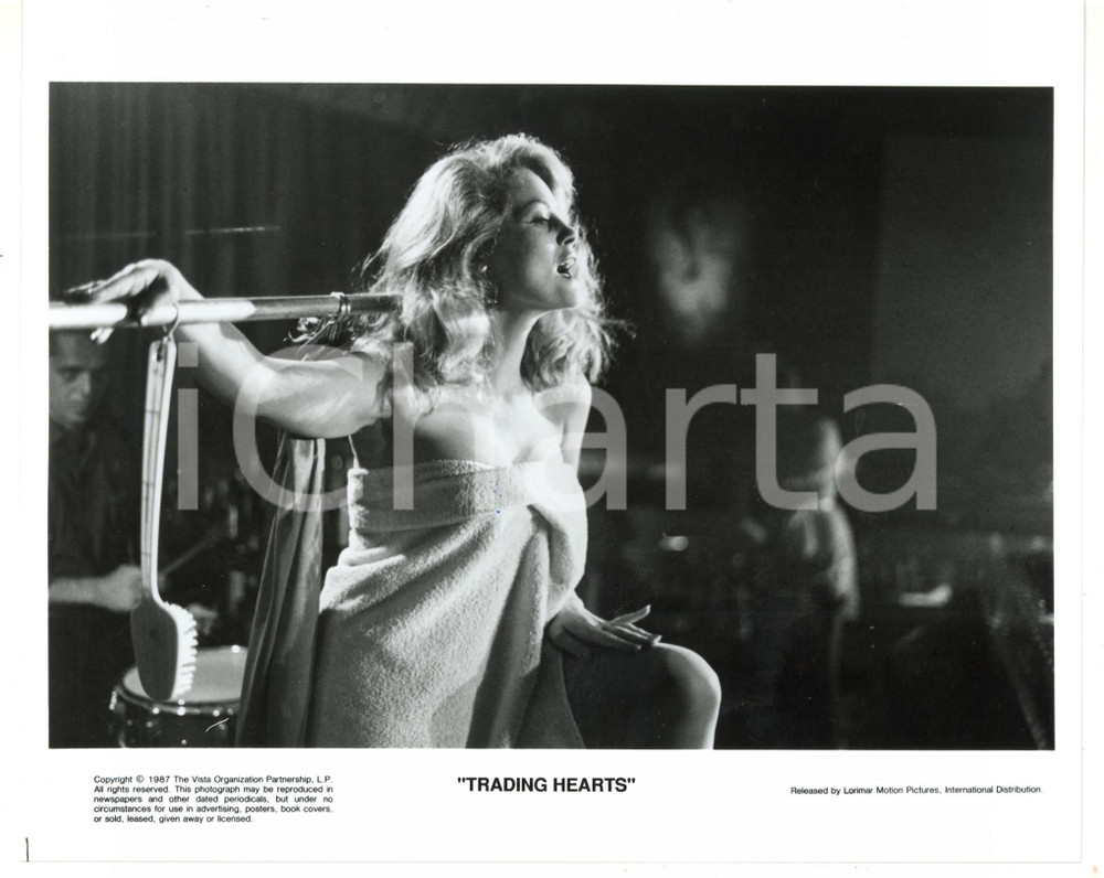 1987 CINEMA - TRADING HEARTS Beverly D'ANGELO in posa sensuale *Foto 25x20 cm