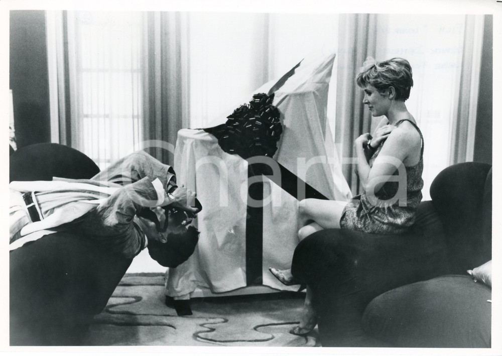 1989 CINEMA - LOVERBOY Patrick DEMPSEY con Carrie FISHER durante le riprese FOTO