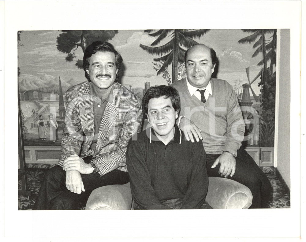 1987 CINEMA Christian DE SICA - Enrico OLDOINI - Lino BANFI *Foto VINTAGE 25x20