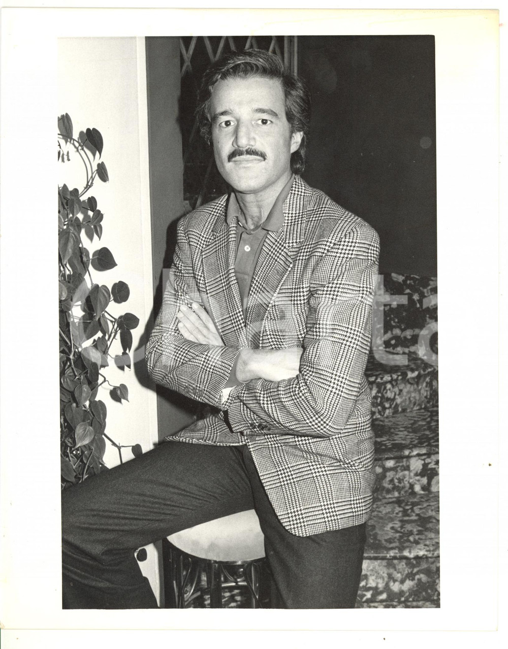 1987 CINEMA Christian DE SICA alla prima del film "Bellifreschi" *Foto 20x25