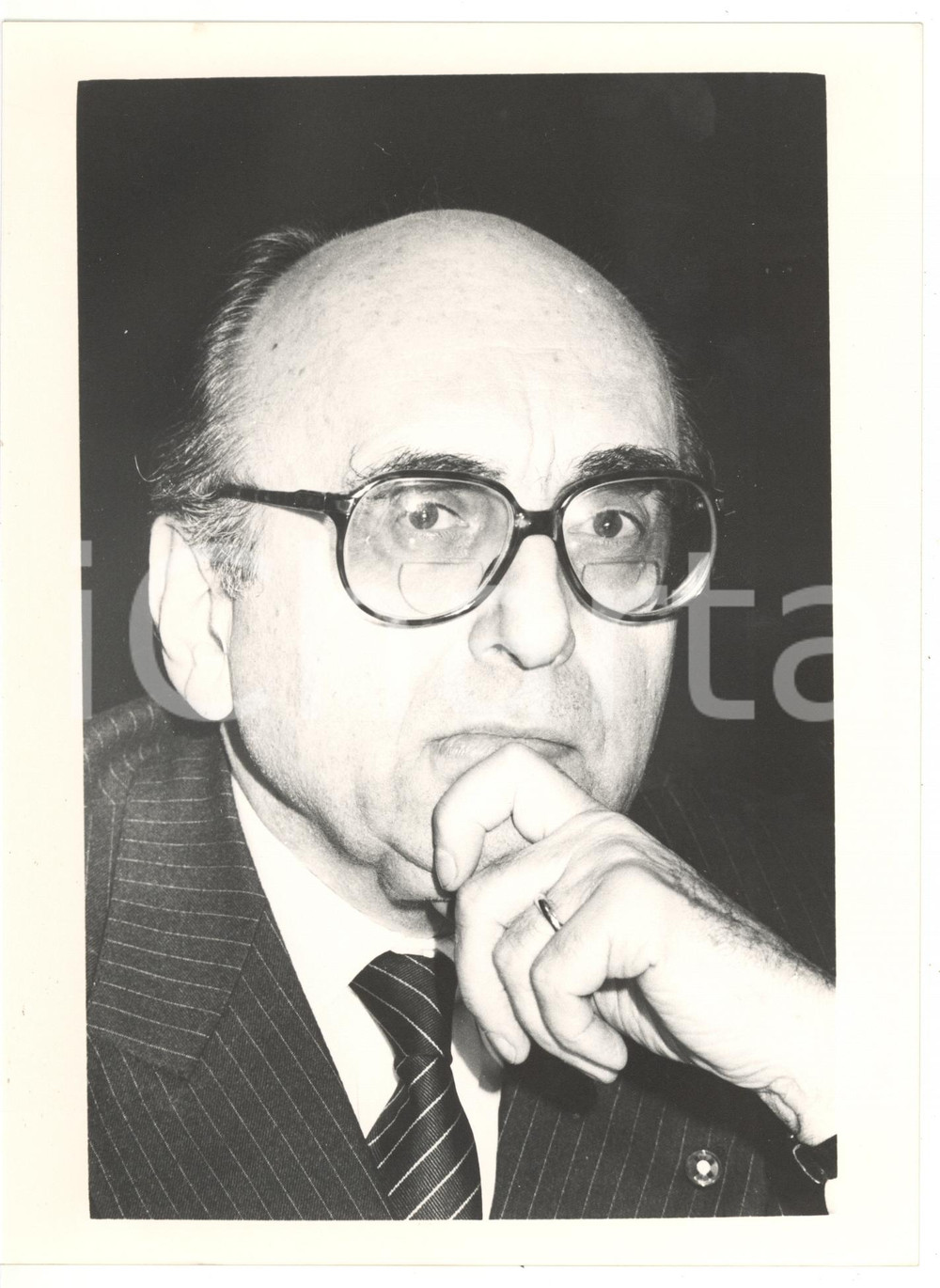 1990 ca ROMA Ritratto di Nerio NESI presidente BNL *Foto 18x24 cm