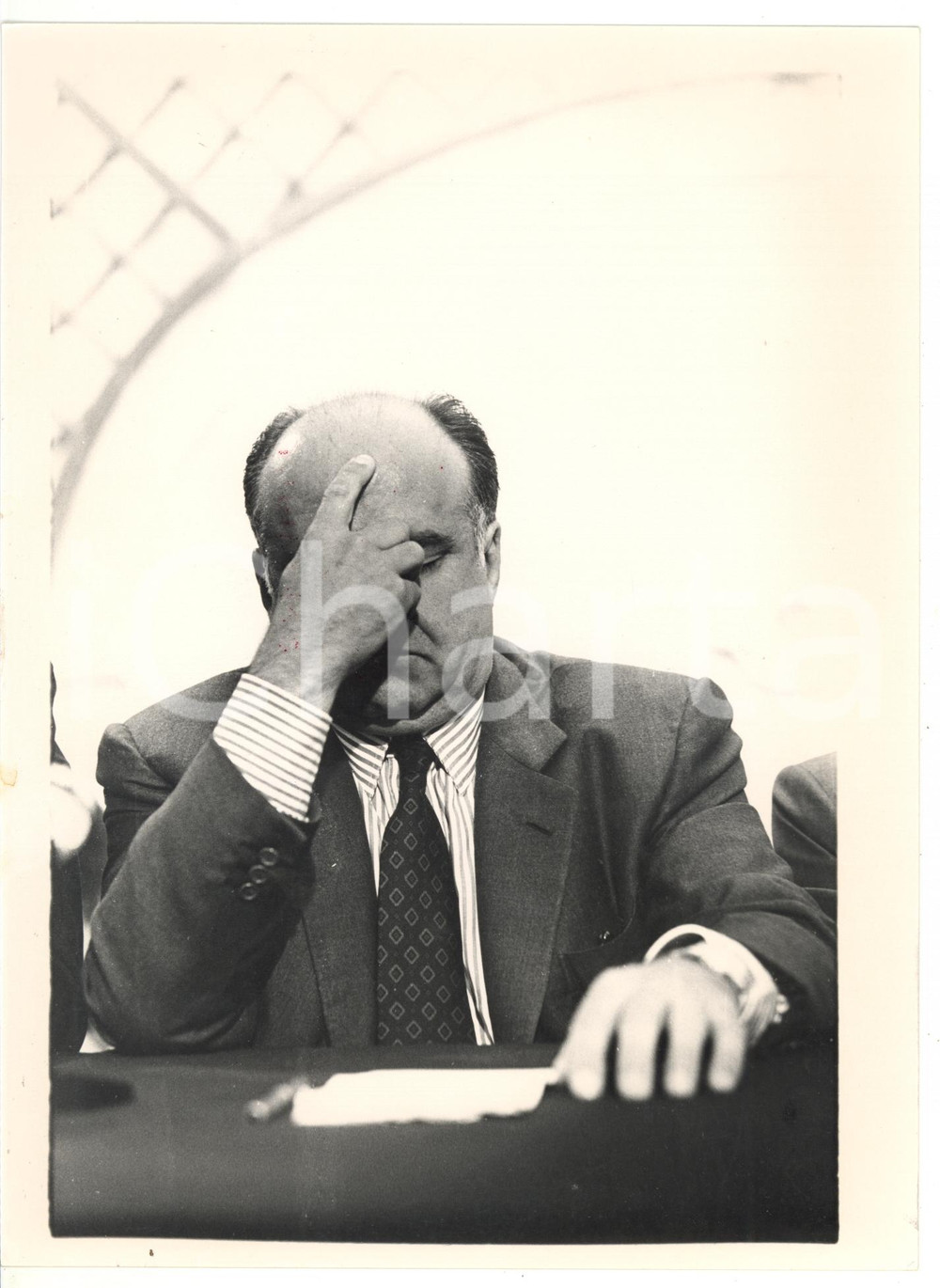 1985 ca ROMA Valerio ZANONE ministro della Difesa *Foto 18x24 cm