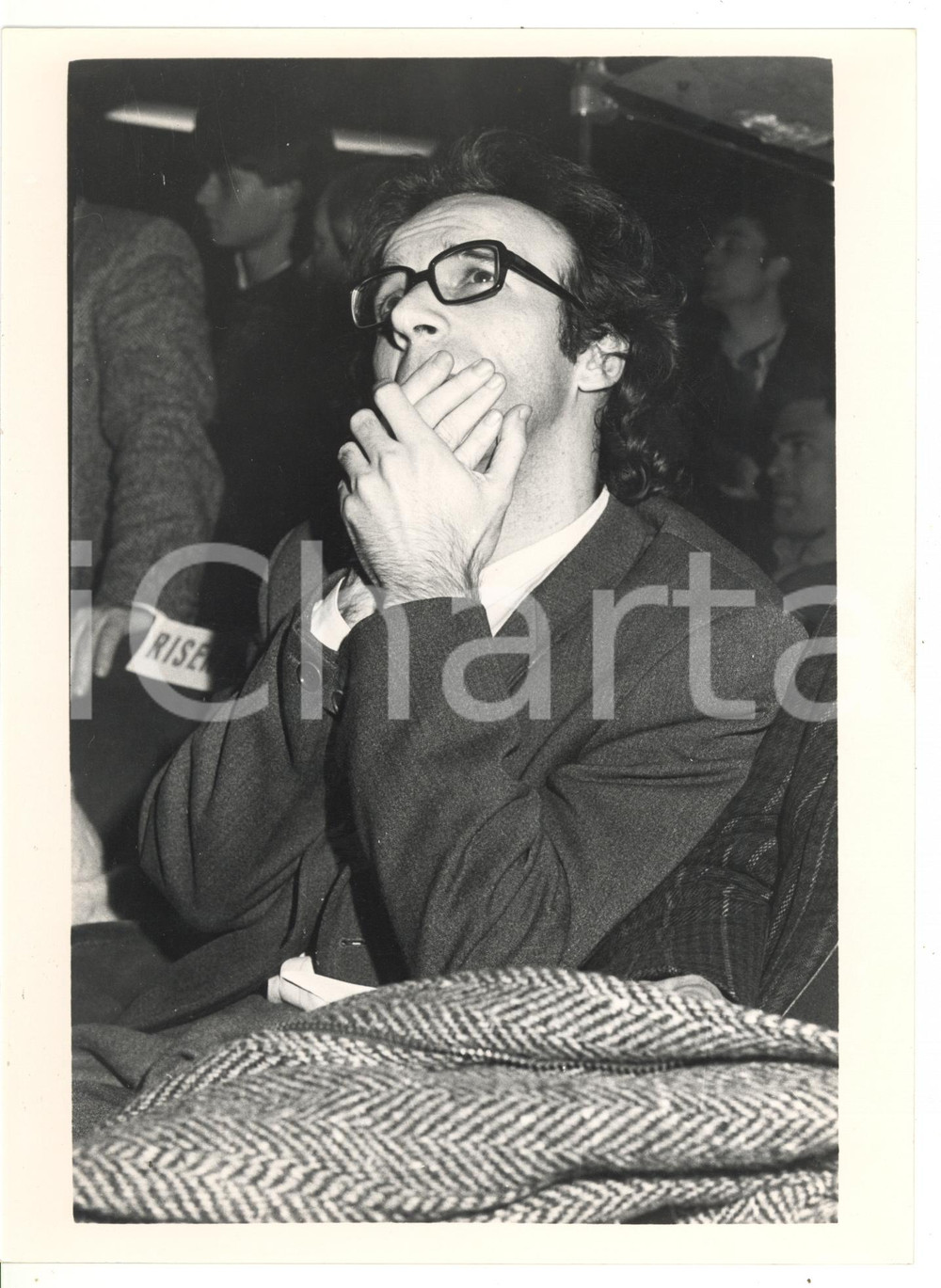 1990 ca CINEMA ITALIA Ritratto di Roberto BENIGNI *Foto VINTAGE 18x24 cm
