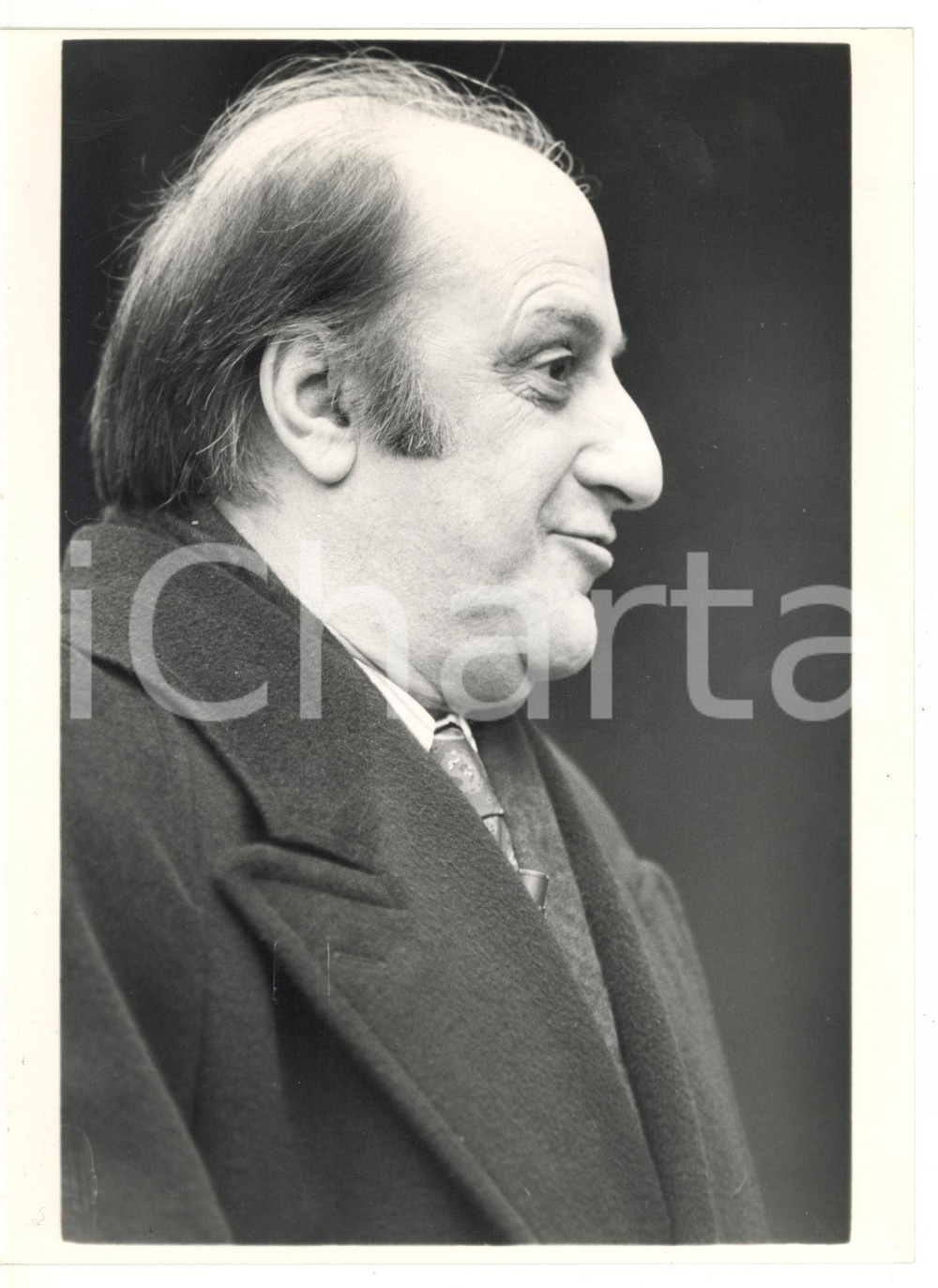 1990 ca CINEMA Ritratto di Giorgio BRACARDI di profilo *Foto VINTAGE 18x24 cm