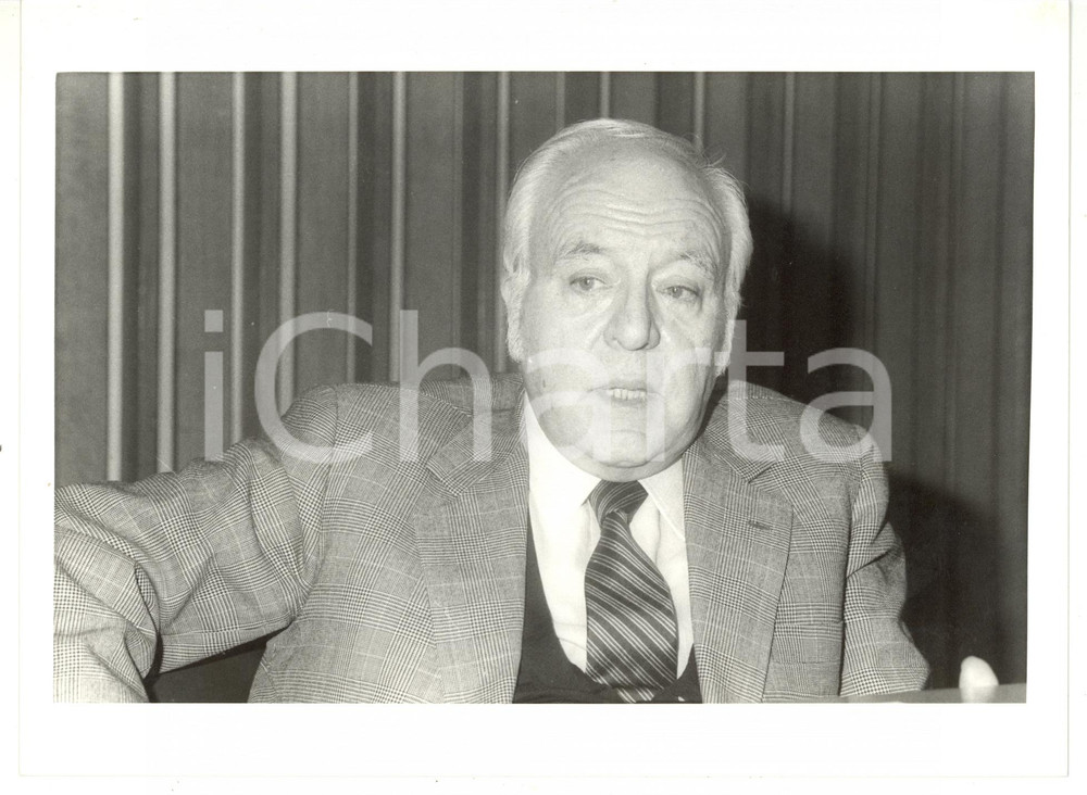 1990 ca ASSOLOMBARDA Ritratto di Ottorino BELTRAMI *Foto 24x18 cm