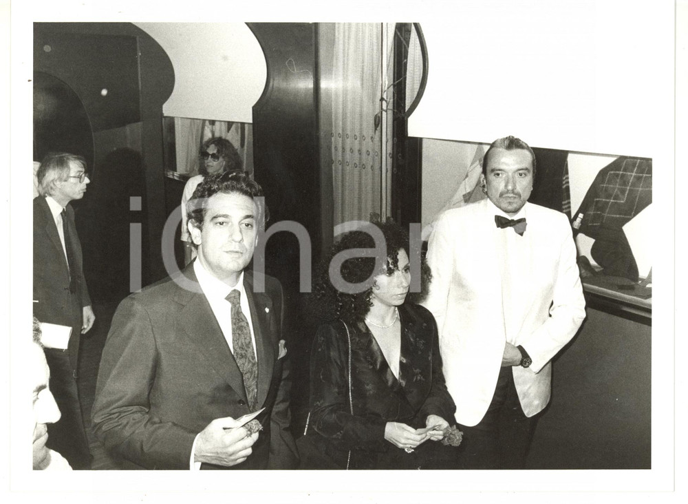 1984 VENEZIA - CINEMA Julia MIGENES - Placido DOMINGO - Ruggero RAIMONDI *Foto