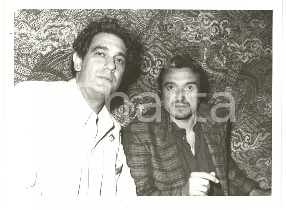 1984 MOSTRA DEL CINEMA DI VENEZIA Placido DOMINGO con Ruggero RAIMONDI *Foto
