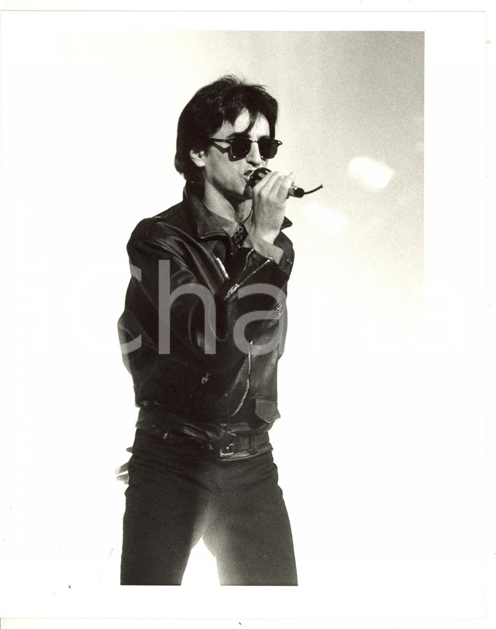 1987 SAINT VINCENT ESTATE Alberto FORTIS sul palco - Foto 20x25 cm (1)