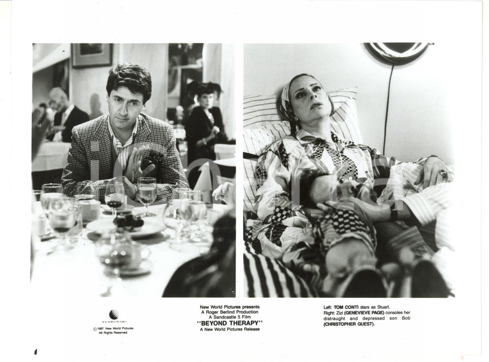 1987 BEYOND THERAPY Tom CONTI - Genevieve PAGE - Christopher GUEST *Foto 27x20