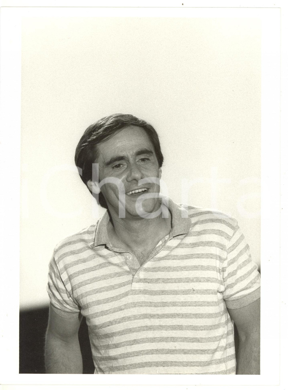1985 ca MUSICA Ritratto di Roberto VECCHIONI *Foto VINTAGE 18x24 cm