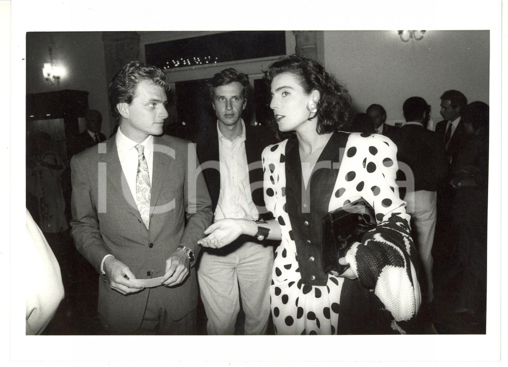 1985 ca COSTUME Antonia DELL'ATTE - Guido TORLONIA *Foto VINTAGE 24x18 cm