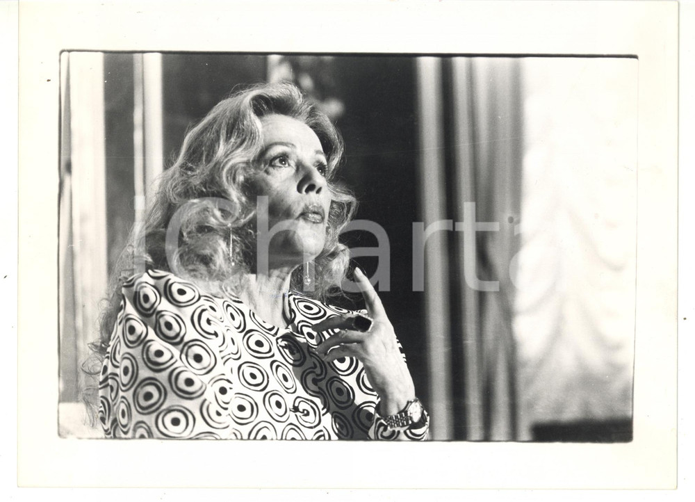 1990 ca CINEMA Ritratto dell'attrice Jeanne MOREAU *Foto ARTISTICA 24x18 cm