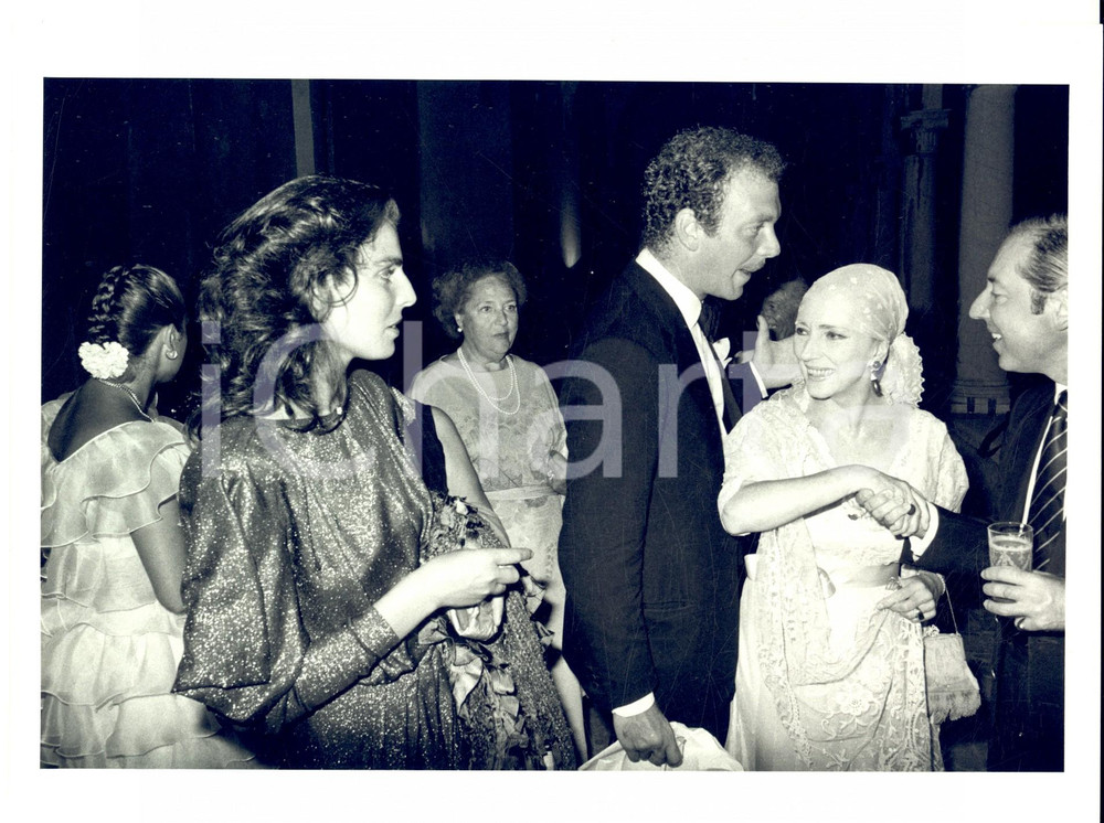 Fotografia d epoca originale 1983 VENEZIA Valentina CORTESE Jack BASEHART Antonia DELL ATTE Carlo GIOVANELLI 1