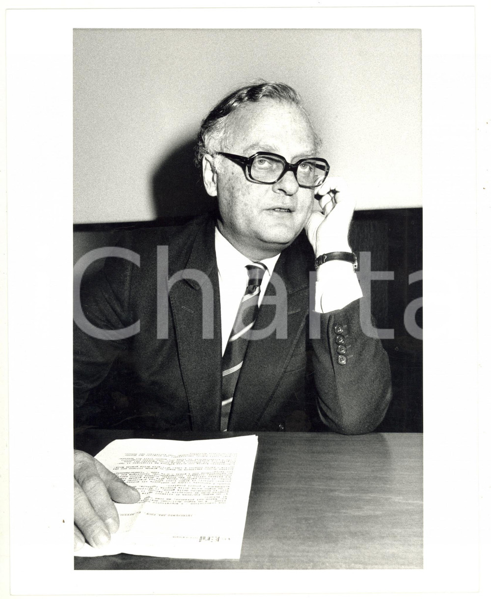 1985 ca SAN DONATO MILANESE Franco REVIGLIO - Presentazione Progetto Snam *Foto