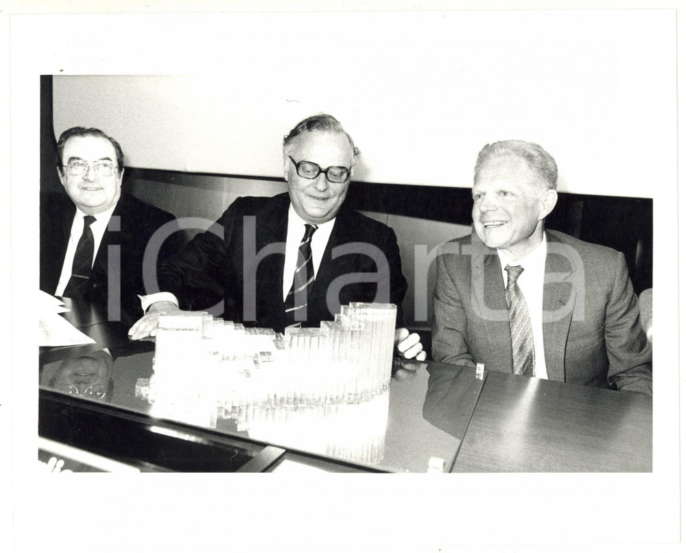 1985 ca SAN DONATO Franco REVIGLIO Pio PIGORINI Enzo BARBAGLIA - Progetto Snam