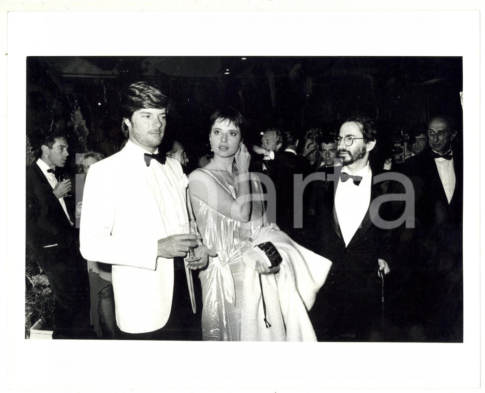 1987 FRANCIA Isabella, Renato e Renzo ROSSELLINI presentano libro del padre (2)