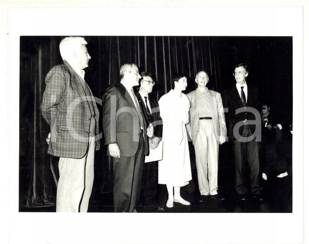 1985 ca CINEMA ITALIA Isabella ROSSELLINI a una premiazione (3) - Foto 24x18 cm 