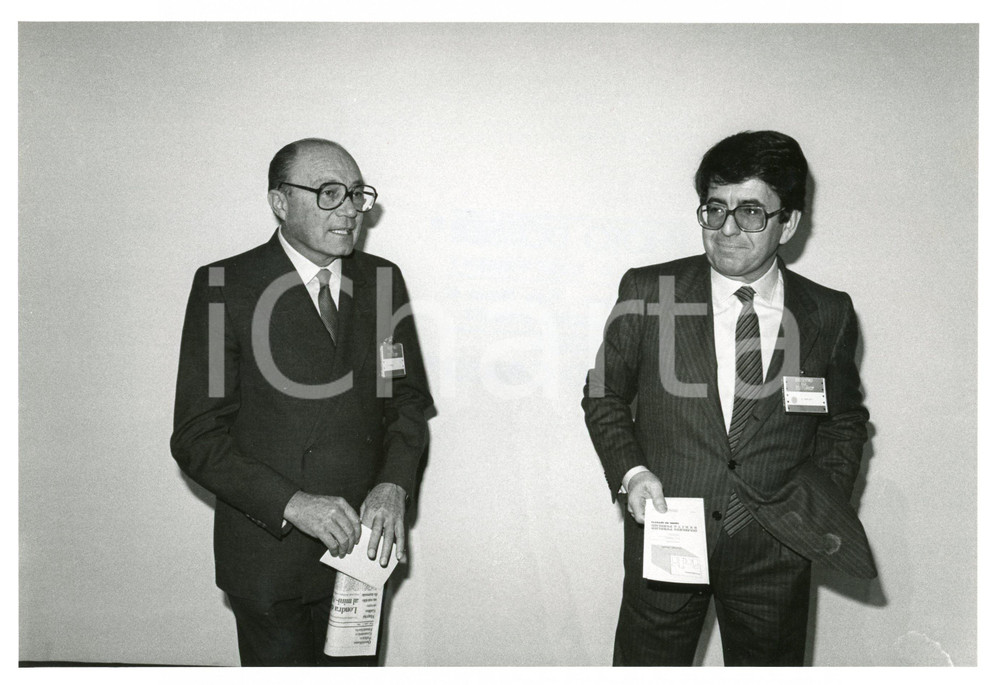 1984 CONFINDUSTRIA Incontro sul futuro - Vittorio MERLONI e Walter MANDELLI