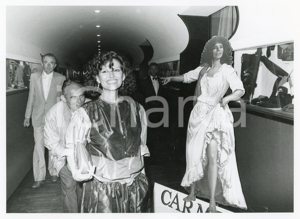 1984 MOSTRA DEL CINEMA DI VENEZIA Claudia CARDINALE con Pasquale SQUITIERI *Foto