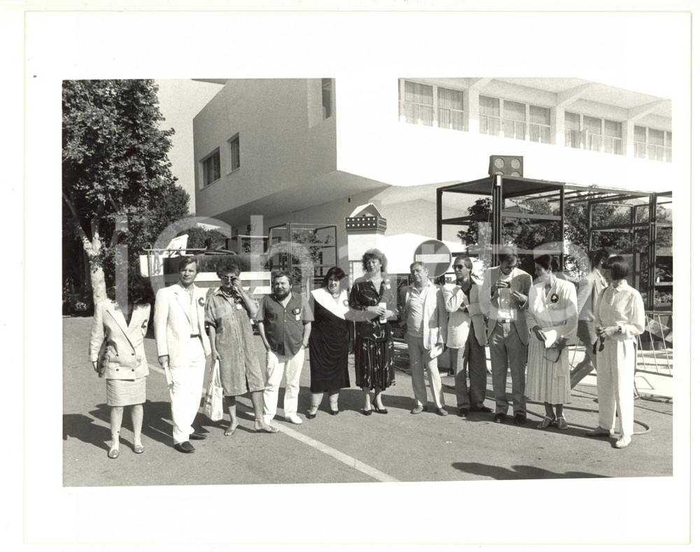 1987 VENEZIA Mostra del Cinema - Ritratto della Giuria (3) Foto 24x18 cm