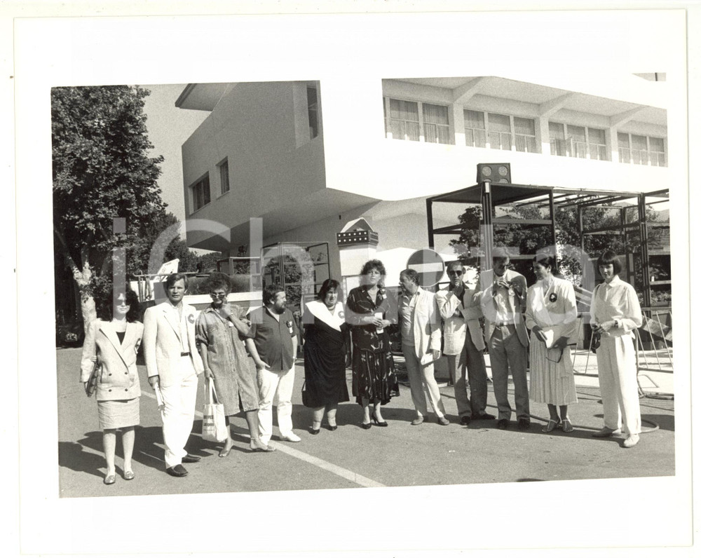 1987 VENEZIA Mostra del Cinema - Ritratto della Giuria (4) Foto 24x18 cm