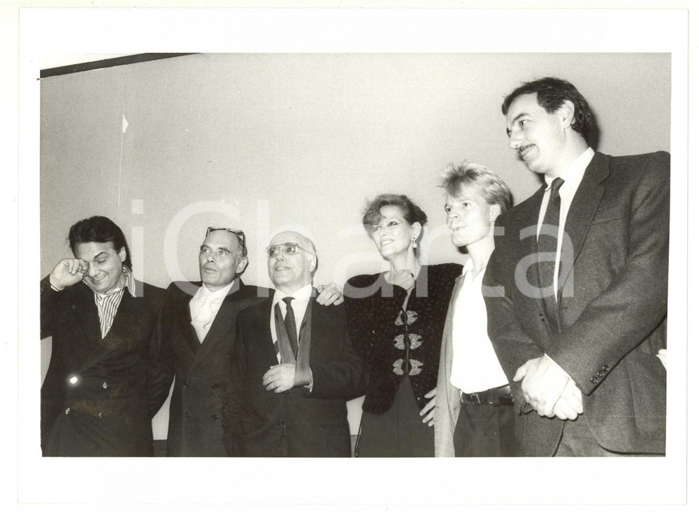 1985 ca VENEZIA CINEMA - Incontro con Pasquale SQUITIERI e Claudia CARDINALE 