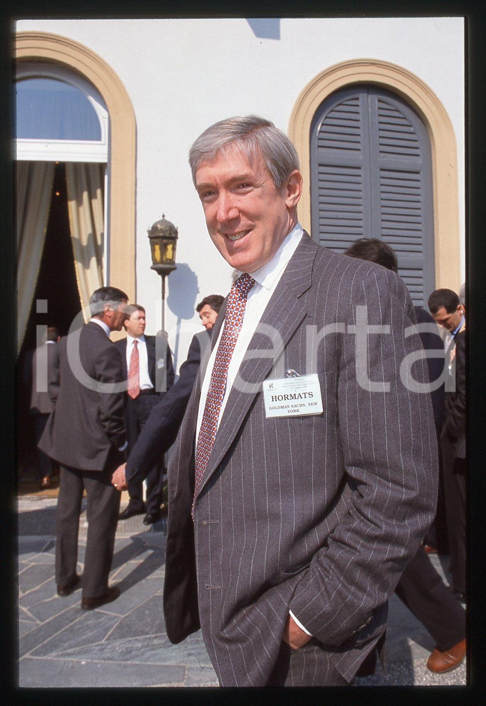 35mm vintage slide* 1990ca Italia Ritratto di HORMATS Robert 