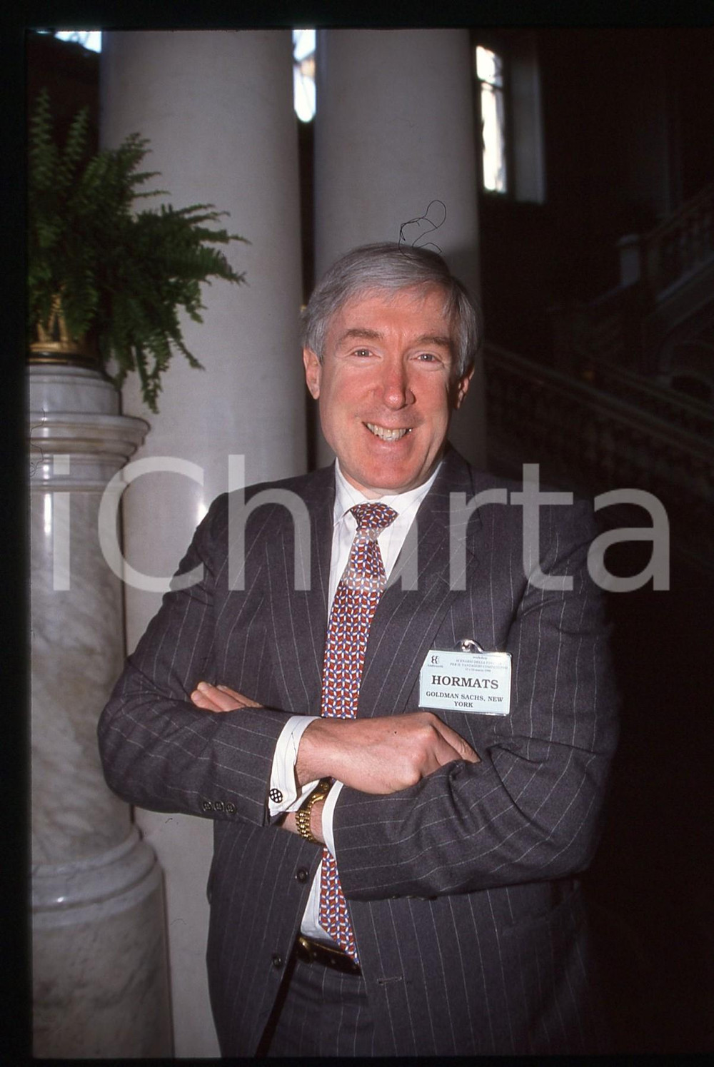 35mm vintage slide* 1990ca Italia Ritratto di HORMATS Robert (2)