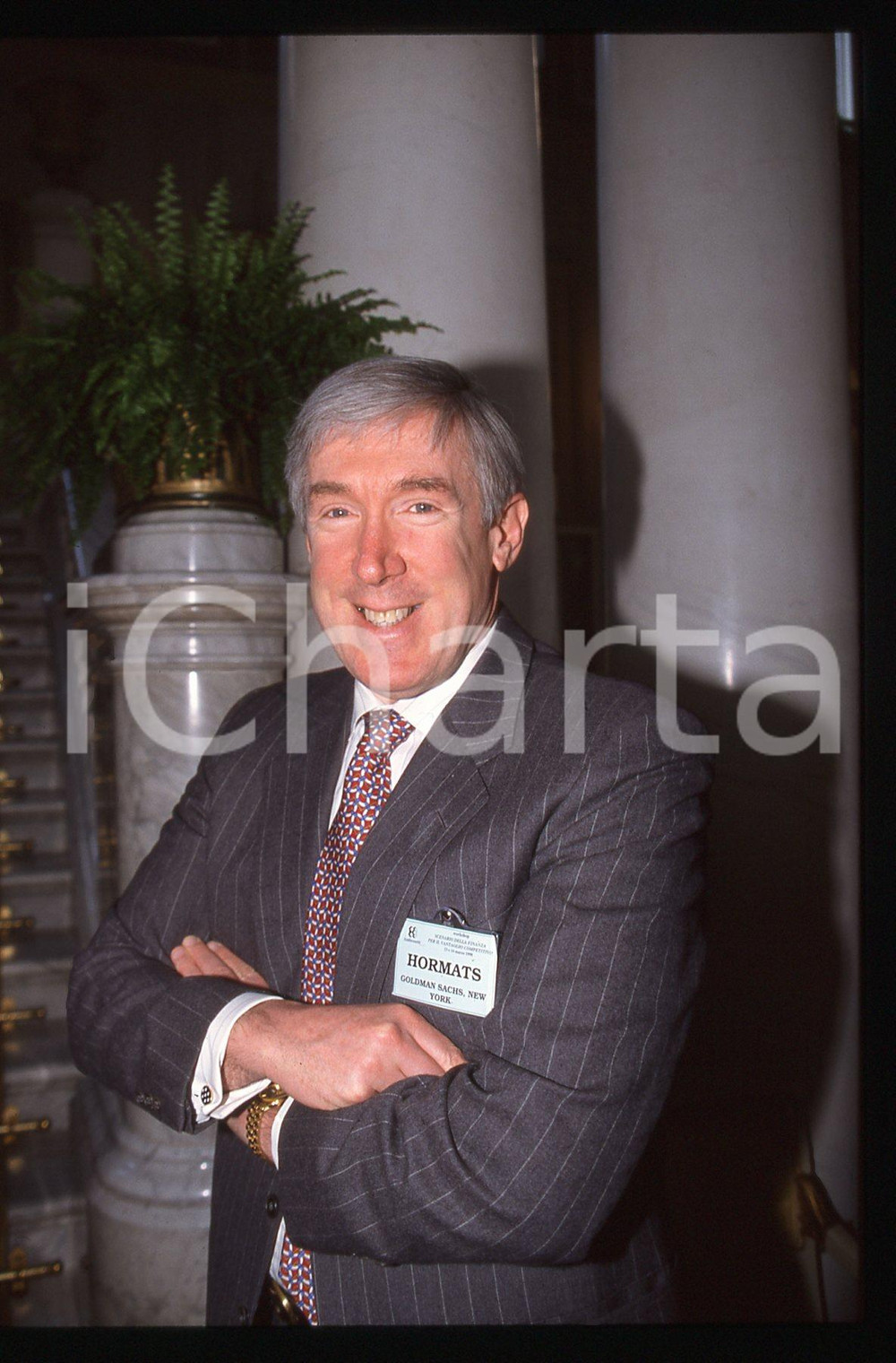 35mm vintage slide* 1990ca Italia Ritratto di HORMATS Robert (9)