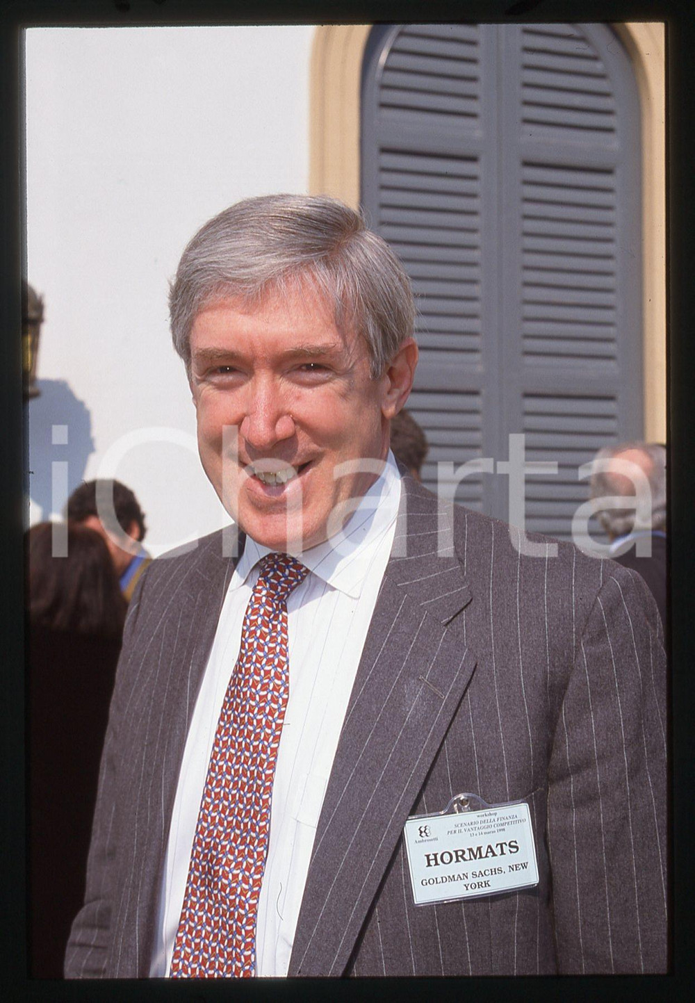 35mm vintage slide* 1990ca Italia Ritratto di HORMATS Robert (10)